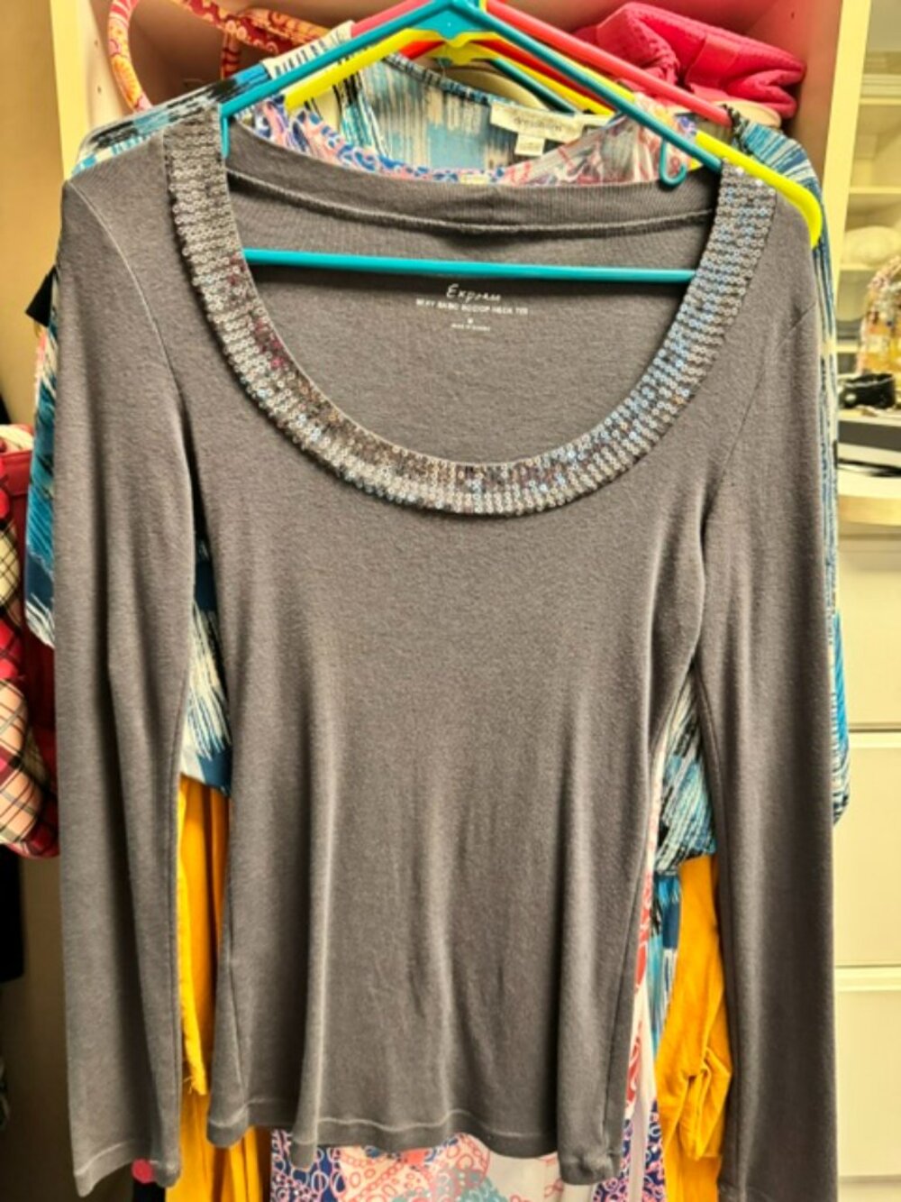 Like New Sparkly, Sequined Express Top